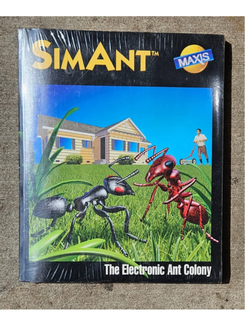 Maxis SimAnt Electronic Ant Colony 1991 Macintosh Game 3.5